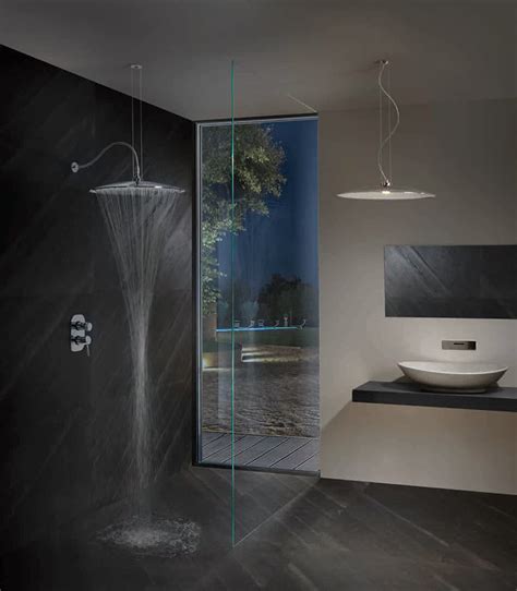 A shower is a particular room where one bathes using a water spray. Best Rain Shower Heads for Modern Eco Friendly Bathrooms