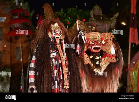 Performers Of Balinese Dance An Ancient Dance Tradition In Bali Island