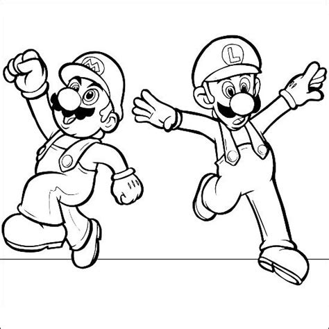 Luigi And Daisy Coloring Pages Mario Luigi Peach Daisy Bowser Toad