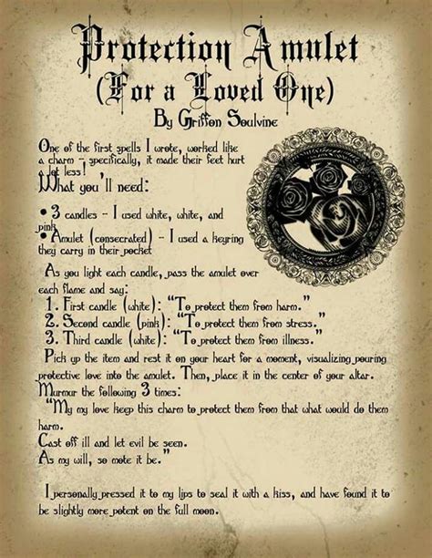 Protect Spells Witchcraft Witch Spell Book Wiccan Spell Book