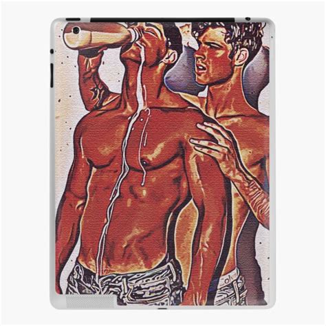 Thirsty Homoerotic Art Gay Couple Homoerotic Sexy Gay Art Ipad Case Skin By Male Erotica