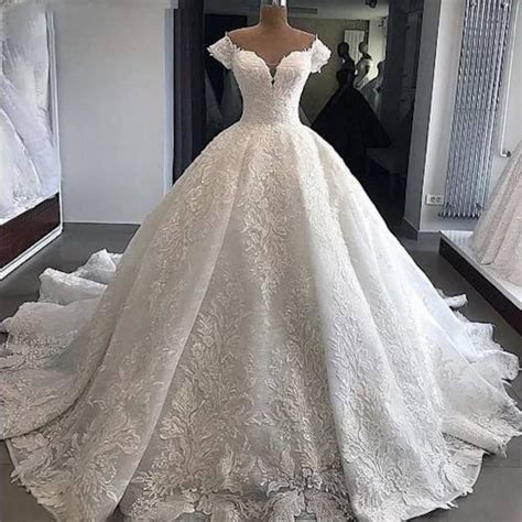 Sweetheart Neckline Luxury Ball Gown Wedding Dress With Etsy