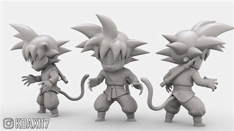 Stl File Son Goku Kidgt 👾・3d Printing Model To Download・cults
