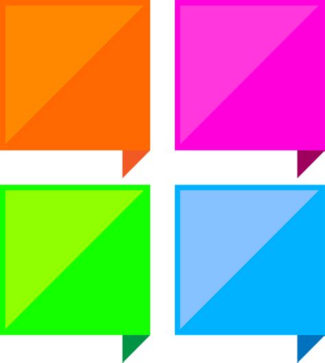 Dialog Boxes Colorful Squares Free Image On Pixabay