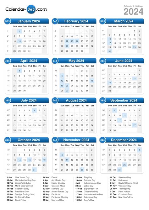 Download Pdf 2024 Calendar National Day Calendar 2024