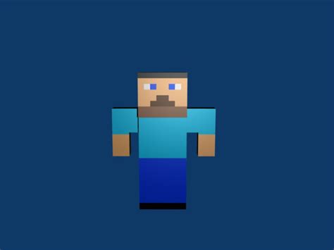 Minecraft Block Dude Animation And Rigging Blender Artists Community