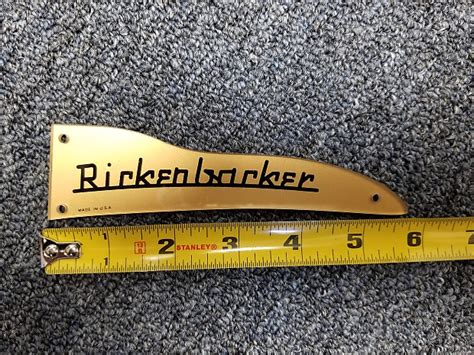 Rickenbacker 12 String Trc Truss Rod Cover 2 Gold Reverb