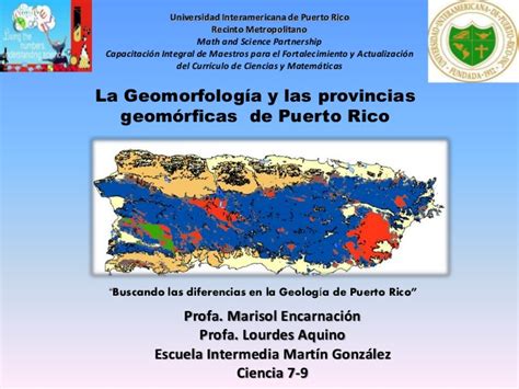 Geología De Puerto Rico