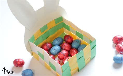 Paasmandje Knutselen Paasmandje Knutselen Maken Met Peuters Kleuters