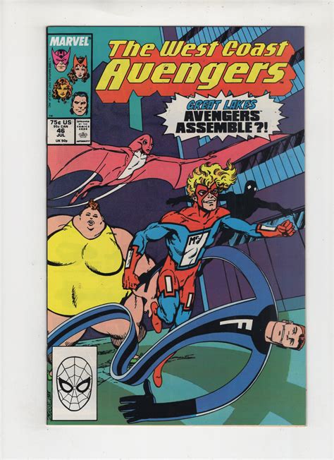 West Coast Avengers 46 1989 Nc 032 Comic Books Bronze Age Dc