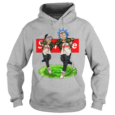 Supreme rick and morty logo. New hiphop style rick and morty supreme shirt, hoodie, sweater