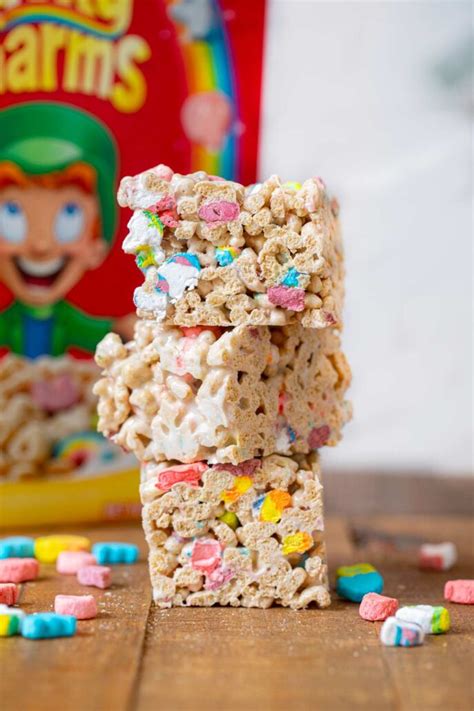 Lucky Charms Cereal Bars Recipe Dinner Then Dessert
