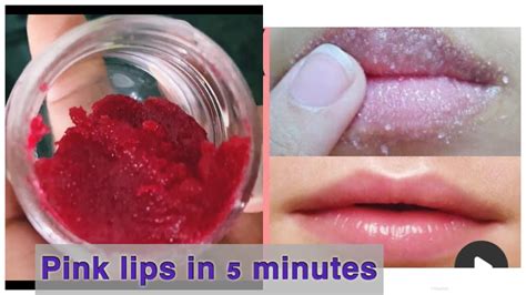 Pink Lips Just In 5 Minutes Pink Lips Naturally Get Soft Pink Lips