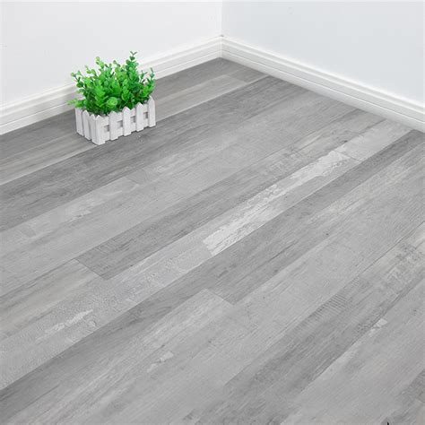 Grey Color Wood Design Luxury Spc Click Lock Vinyl Flooring For Indoor
