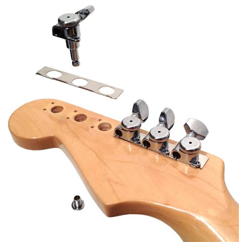 Guitar Tuner Upgrade Kit For 6 Inline Headstocks 10mm Post Hole