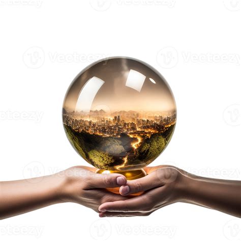 Ai Generated Crystal Globe On Transparent Background Png Image 35575051 Png
