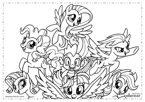 Dibujos De My Little Pony Para Colorear