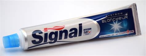 Signal Système Blancheur Meilleur Dentifrice