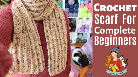 crochet easy scarf for absolute beginners youtube