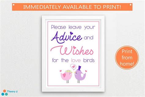A Poster With Two Birds On It That Says Please Leave Your Advice And