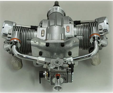 Saito Fg 61ts Benzin Boxer Motor 2 Zylinder 4t Motor