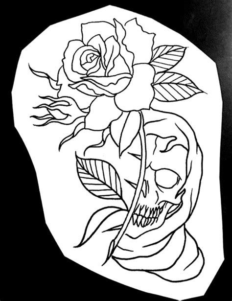 Outline Stencil Outline Tattoo Drawings