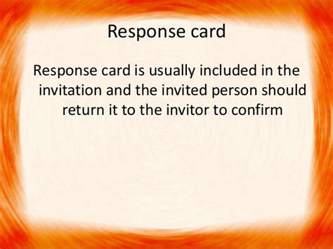 Formal invitation