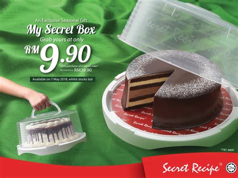 Secret recipe cakes & cafe. Secret Recipe : My Secret Box Promotion! - Food ...