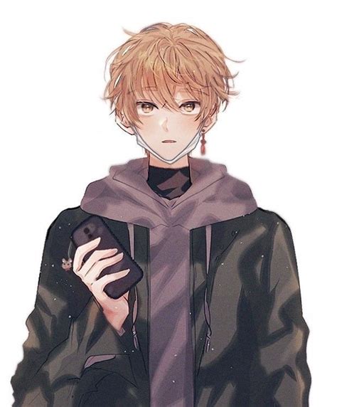 Anime Boy With Short Blonde Hair