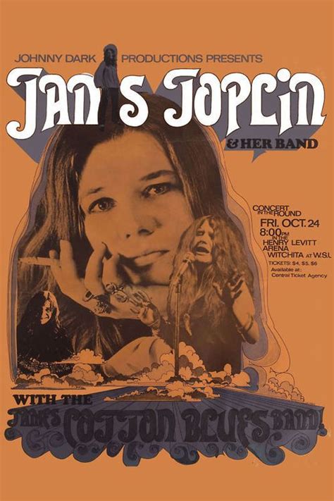 Poster For A Janis Joplin Concert 1969 Music Pics Music Love Music