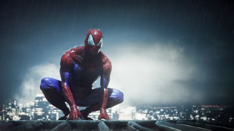 Spiderman In Rain Hd Superheroes 4k Wallpapers Images