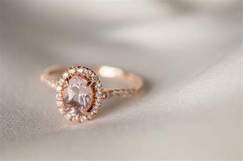 10 non diamond engagement rings that still have plenty of sparkle rose gold morganite