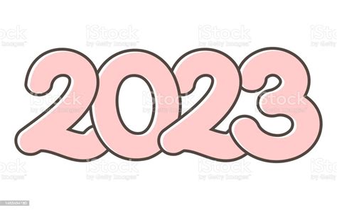Vetores De Uma Ilustração Numérica Para Comemorar 2023 E Mais Imagens
