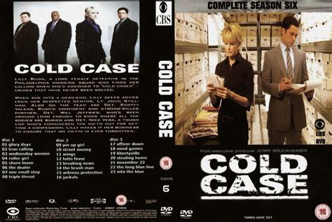 Cold Case Season 6 Dvd Cover 2008 R0 Custom Art