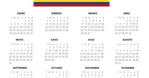 Adelante Pantano Instruir Calendario Fiestas Colombia Por Favor