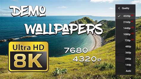 8k Ultra Hd Demo Wallpapers 7680×4320p 32sec Youtube