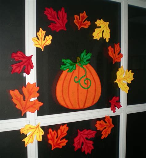 Decorate For Fall With Pazzles Window Cling Pazzles Craft Room
