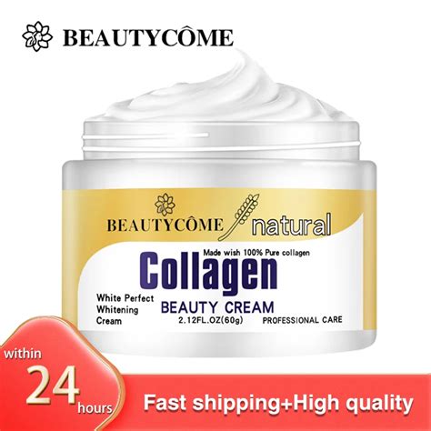 Beautycome colágeno creme para o rosto anti rugas anti envelhecimento