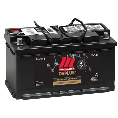 Motomaster Oeplus Group Size 49 H8l5 Battery 900 Cca Canadian Tire