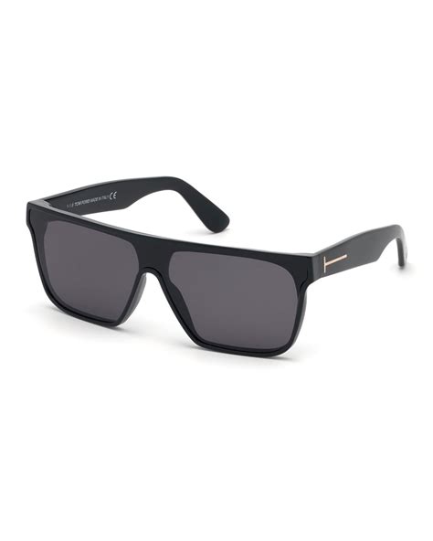 Tom Ford Mens Wyhat Square Plastic Sunglasses Neiman Marcus