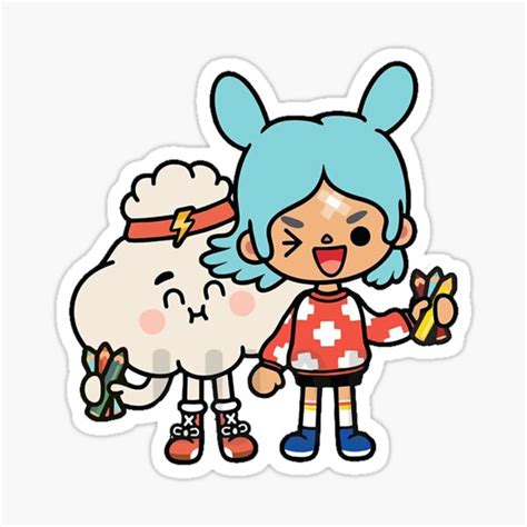 Stickers Sur Le Thème Toca Boca For Kids Kawaii Stickers Enfant