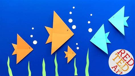 Easy Origami Fish Diy Super Simple Fish Origami These Are Perfect