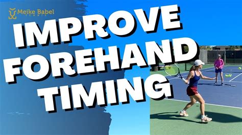 Timing Your Tennis Forehand Right 10 Drills To Help You Hit Clean