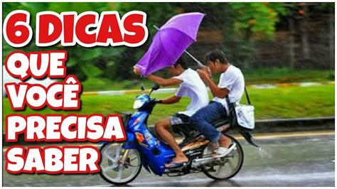 Chuva E Agora Veja Dicas Importantes Para Quem Anda De Moto Youtube