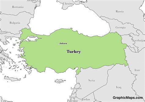 Also for light reading is some geographical facts. Turkey - GraphicMaps.com