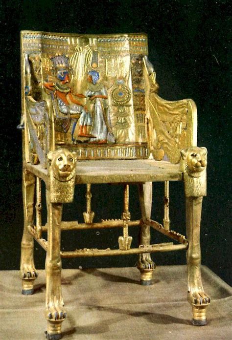 King Tuts Throne Egyptian Artifacts Ancient Egyptian Artifacts Egypt Museum