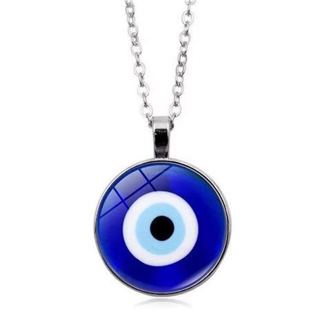 Greek Evil Eye Necklace Protection Necklace Gold Evil Eye Etsy