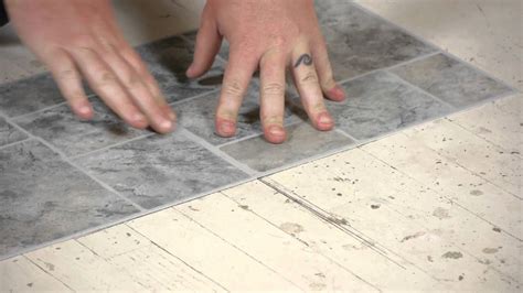 How To Lay Vinyl Tiles On Top Of Old Flooring Flooring Help Youtube