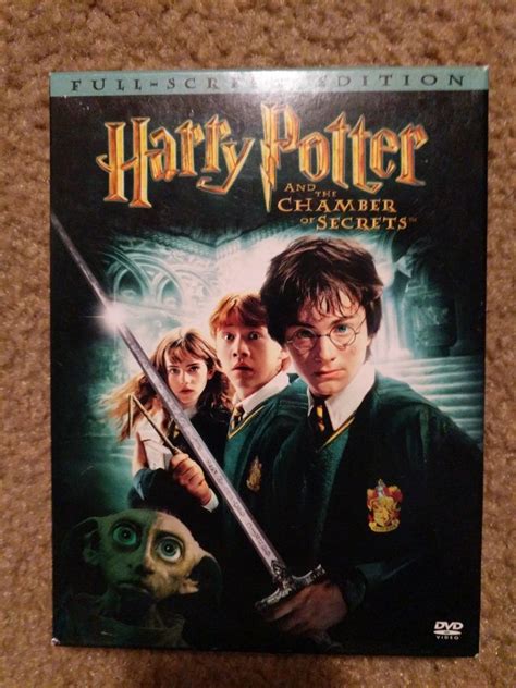 Adventure and danger await when bloody writing on a wall announces: Harry Potter and the Chamber of Secrets (Full Screen ...