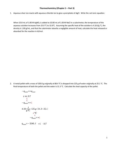 2018 week 1 online lab: Calorimetry Lab Gizmo Answers Activity C / Explore ...